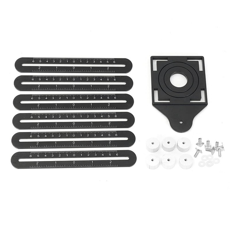 ANCLLO Multi Angle Measuring Ruler Drill Guide Ceramic Tile Hole