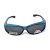 MyUV Womens Polarized Fit Over Glasses Sunglasses Rhinestone Rectangular Frame