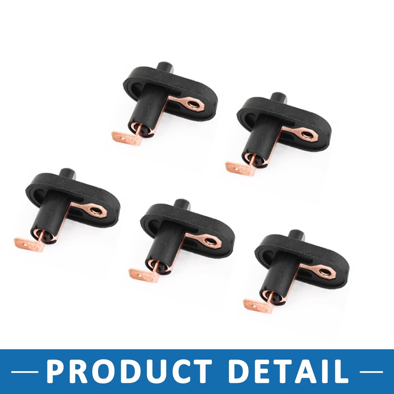 A ABSOPRO Door Courtesy Light Switch Button 1.4x0.7x1.5 Inch Black(Set