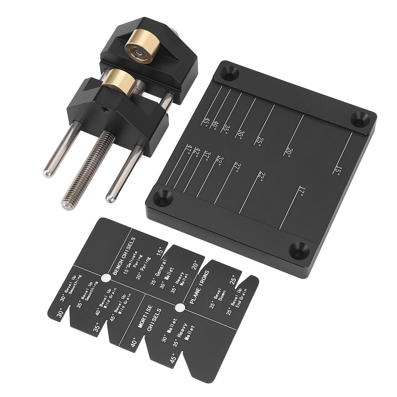 Honing Guide System Woodworking Plane Chisel Sharpening Kit Aluminum Alloy