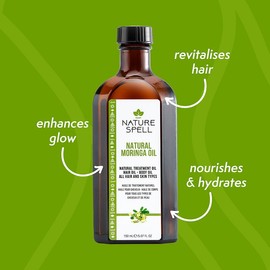 Nature Spell Moringa Oil For Hair & Body 150ml