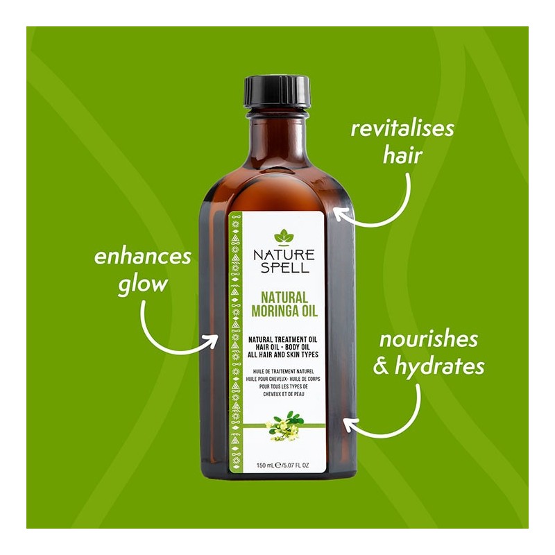 Nature Spell Moringa Oil For Hair & Body 150ml