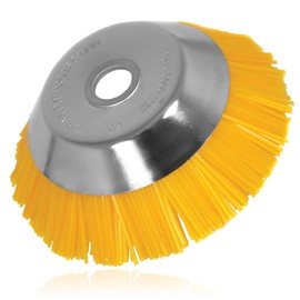 Spares2go Nylon Brush Head for strimmer 8inch brushcutter trimmer Universal