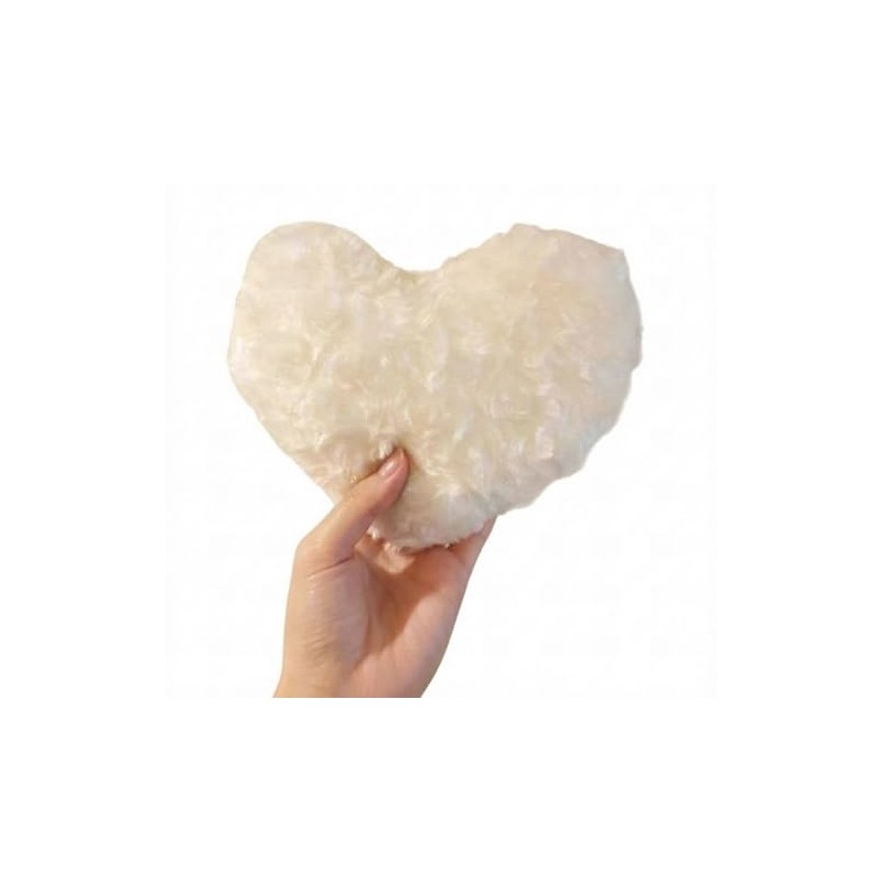 VX Plush Heart Shaped Mini Cushion 2pcs 20cm Decorative Pillow,