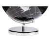 Exerz 10" World Globe Black - Stainless Steel Arc and
