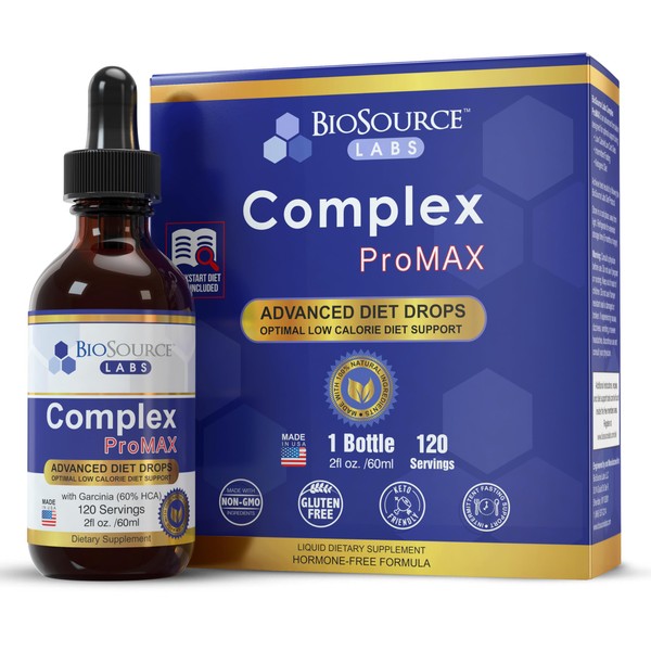 BioSource Labs Complex ProMAX Premium Diet Drops (1 x 2 oz Bottle)
