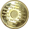 24 Hours AA Medallion 24k Gold Plated Alcoholics Anonymous Sobriety