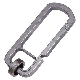 KOYOKOMA Multi-functional Carabiner Keychain Titanium Alloy TC4 Small Lightweight Outdoor Key Key Camping Accessory Men's