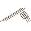 tenax Fix-Tie L Multi-purpose Plastic Cable Ties Brown 20cm Length
