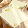 36PCS Cat Theme Stationery Set, Warm Yellow Healing Style Letter