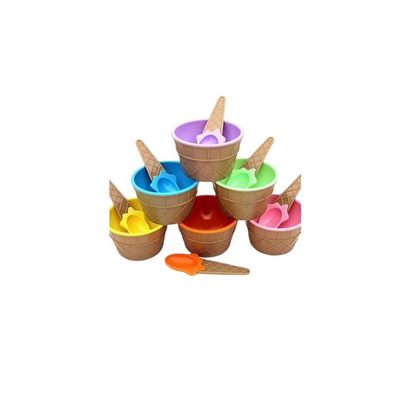 Emoris (Your Everyday Essentials) Re-usable, Fun ice Cream Bowls and