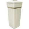 Water Softener Salt Tank brine Tank inches with Safety Float (11x11x38 Inches Square, Almond)