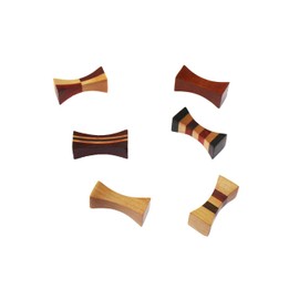Speed mao Wooden Stylish Japanese Style Chopsticks Rest Set of 6 Rectangular