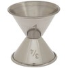 American Metalcraft J206 Jiggers, 2.125" Length x 2.125" Width, Silver