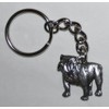 Bulldog George Harris Pewter Keychain