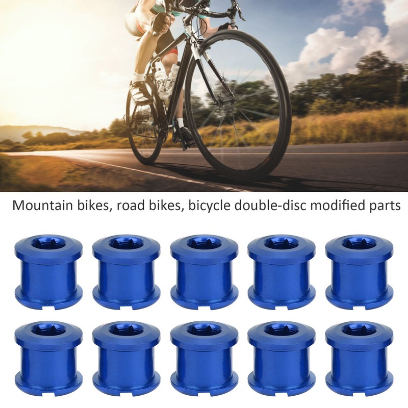 10Pcs Disc Screw Chainwheel Chainring Bolts Accessory for Mountain Bike