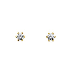 Women's and Children's Earrings 18 Carat (750) Yellow Gold, Yellow Gold