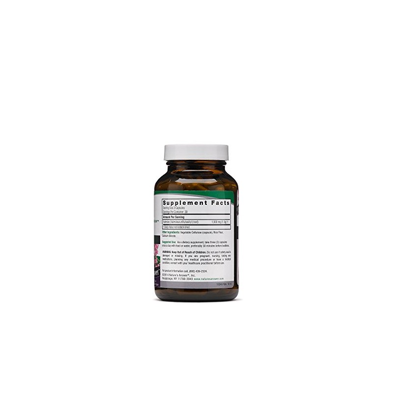 Nature's Answer | Valerian Root, 1 500 Mg, 90 Caps