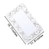 Rectangle Paper Doilies - 12 inch x 16 inch White