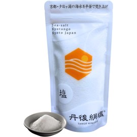 Salt Natural Salt [Smooth as silk, natural salt made using the flat-pot method] Perfect for rice balls, full of minerals Kyotango Yuhigaura sea salt 150g