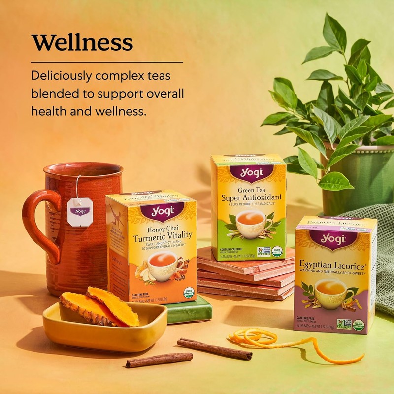 Yogi Tea - Green Tea Pure Green Decaf (6 Pack)