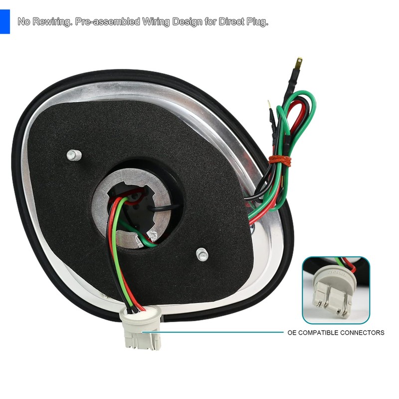Spec-D Tuning LED Red Tail Lights Compatible with 1998-2005 Lexus