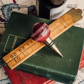 Culinary Concepts London Cricket Ball Bottle Stopper