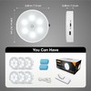 Puck Lights with Remote Control,1000mAh Rechargeable Under Cabinet Lighting,LED Closet