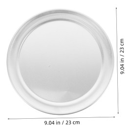 CIYODO Thickened Pizza Tray Large Non-Stick Oven Baking Pan Multi-Purpose for Pizza Vegetables Meats 9 Inches High Durability