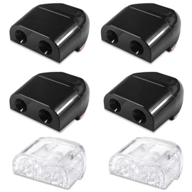 FineGood 6 x UK Car Deer Whistles Animal Warning Whistle with Tape Deer Alarm Road Safety Horn Animal Warning Whistle