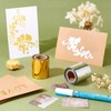 SUPERFINDINGS 2 Rolls Hot Foil Stamping Papers Golden and Silver