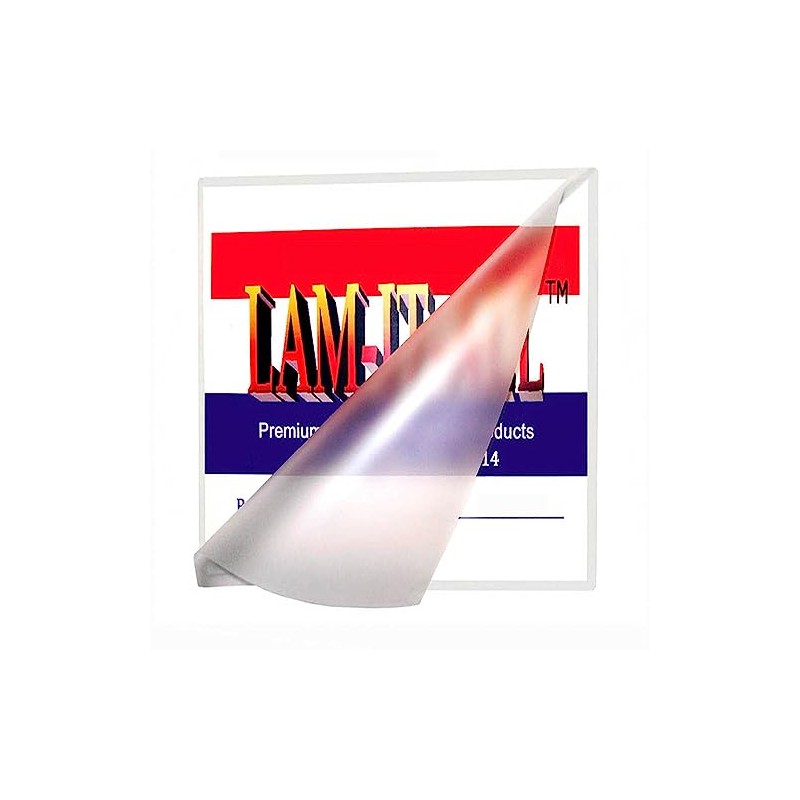 4x4 Parking Permit Size Heat Activated Laminating Pouches 4” x