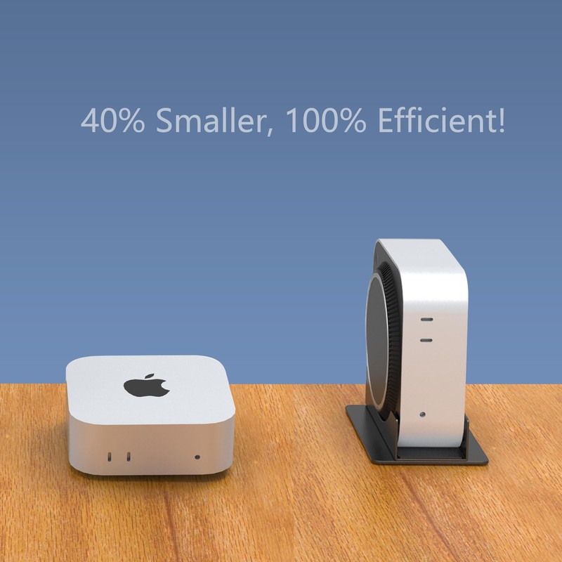 bylitco Metal Desktop Stand for 2024 Mac Mini M4/M4 Pro,