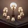 INCREWAY 2Pcs Split Lighting PU Ceiling Medallion Ceiling Cover Plate