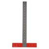 T Square Ruler Aluminum Alloy Accurate Scale Multifunctional Portable Woodworking