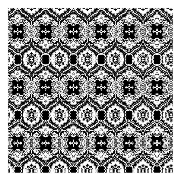 Impression Obsession CC364 Brocade Cover-a-Card Unmounted Cling Rubber Stamp