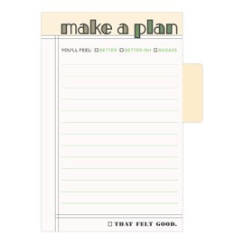 Knock Knock Make A Plan Sticky Tabs Notepad Sticky Notes/Sticky Tabs Note Pad