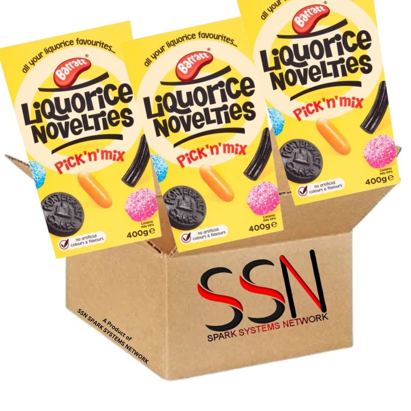 Barratt Liquorice Novelties Pick n Mix Box, 400g (4)