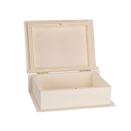 Ideen mit Herz Wooden Box Set | Books | Book Shape Box | With Lid and Metal Clasp | 5 Pieces | Various Sizes