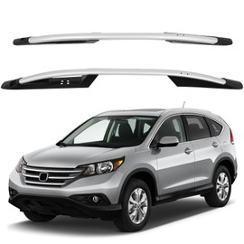 cciyu Roof Rack Side Rails For Honda Crv 2009-2011 Rooftop Luggage Carrier Silver