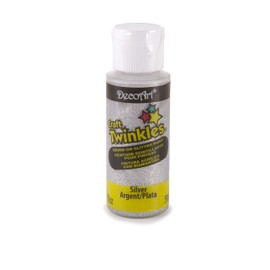 DecoArt Craft Twinkle Paint, 2-Ounce, Silver