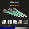 CosmoMix Square Static Mixer Nozzle Tube Tip, K-System Connection for