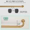 Lwiiom 2 Pack Wrap Around Curtain Rod for Windows 28