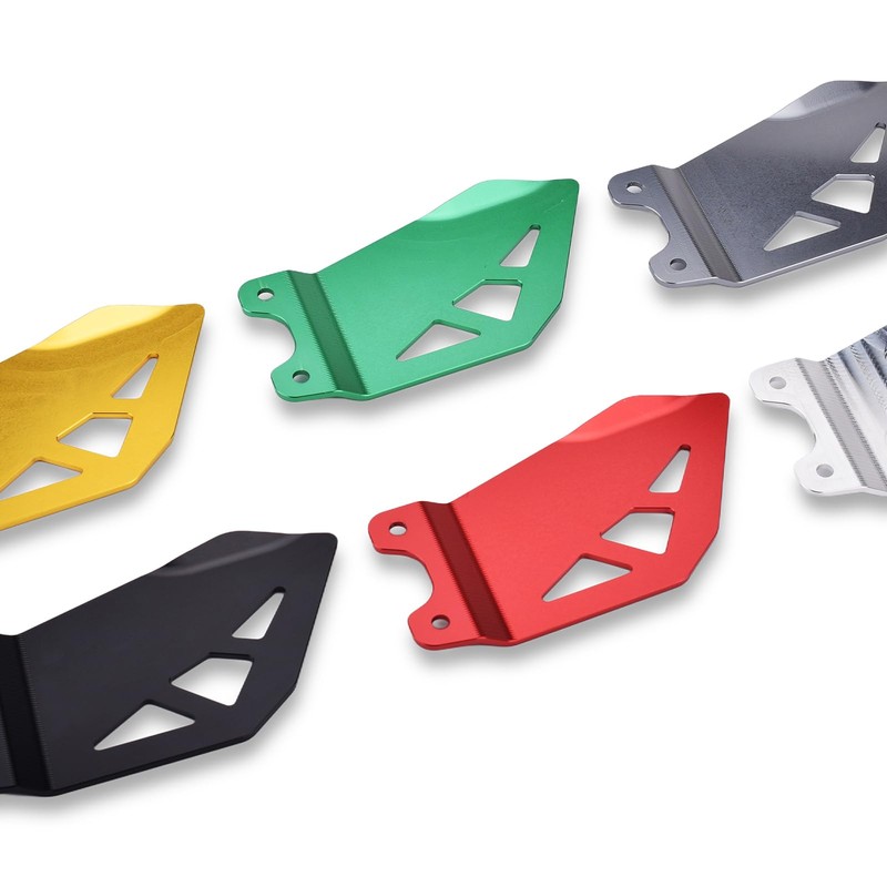 LEDISHUN Foot Peg Heel Plate Guard Protector Foot Peg for