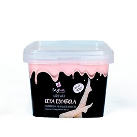 Baykini Cera Española para Depilar Aroma Cotton Candy | Tarro 250 g para Microondas | Cera Depiladora para Todo el Cuerpo, Cara y Zona Íntima | Piel Sensible | Resultados Profesionales en Casa