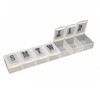 Handy Housewares 7 Day Pill Box 2 Pack Set -