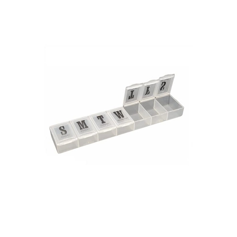 Handy Housewares 7 Day Pill Box 2 Pack Set -