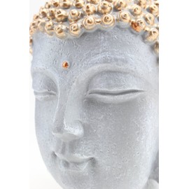 We pay your sales tax Smiling Meditating Buddha Shakyamuni Head Statue 7.5" Tall Blessing Mercy & Love Peaceful (G16641) Feng Shui Idea