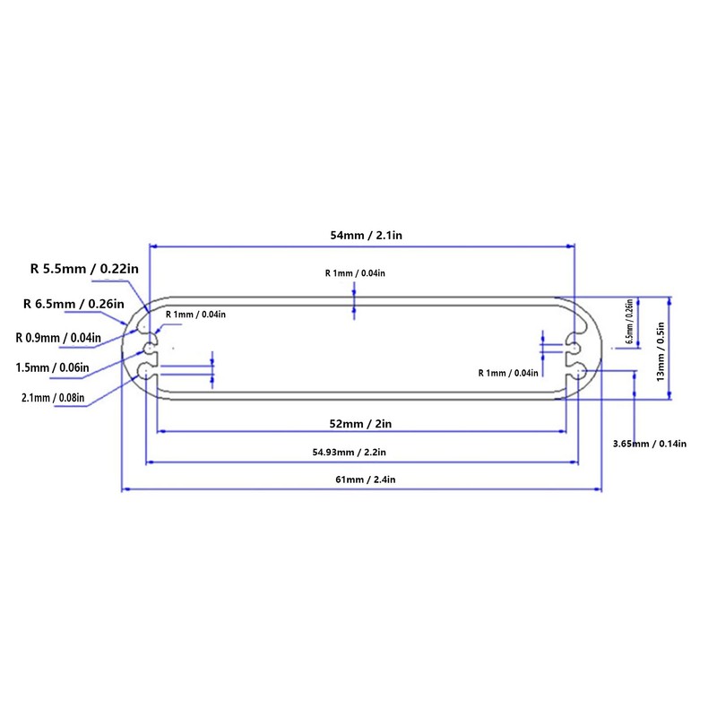 Aluminum Alloy Enclosure Matte Circuit Board Housing Integrated Electronic Wiring