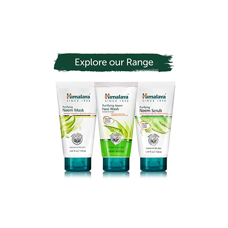 Himalaya Purifying Neem Scrub with Turmeric and Apricot for Normal